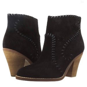 Ivanka Trump Black Mandel Booties Size 9M